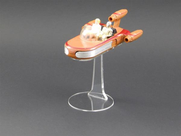 Grote foto vintage star wars die cast landspeeder display stand verzamelen speelgoed