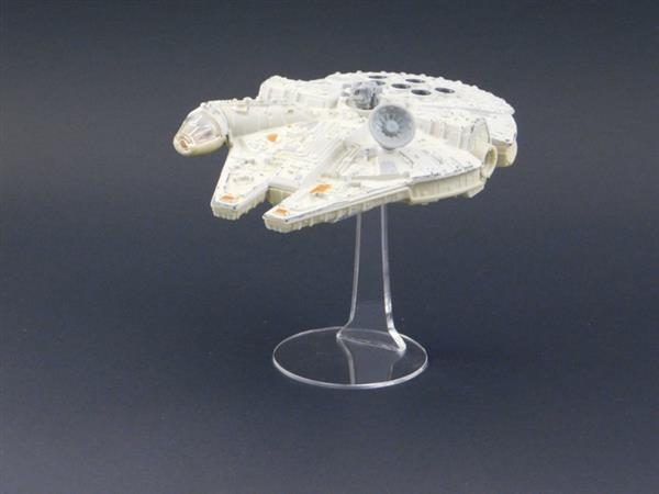 Grote foto vintage star wars die cast millennium falcon display stand verzamelen speelgoed