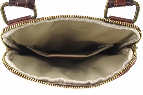 Grote foto luciano italiaans leren schoudertas donkerbruin voor mannen sieraden tassen en uiterlijk damestassen