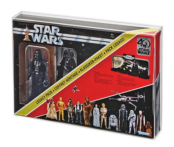 Grote foto custom order star wars black series darth vader legacy pack acrylic display case black series 40th verzamelen speelgoed