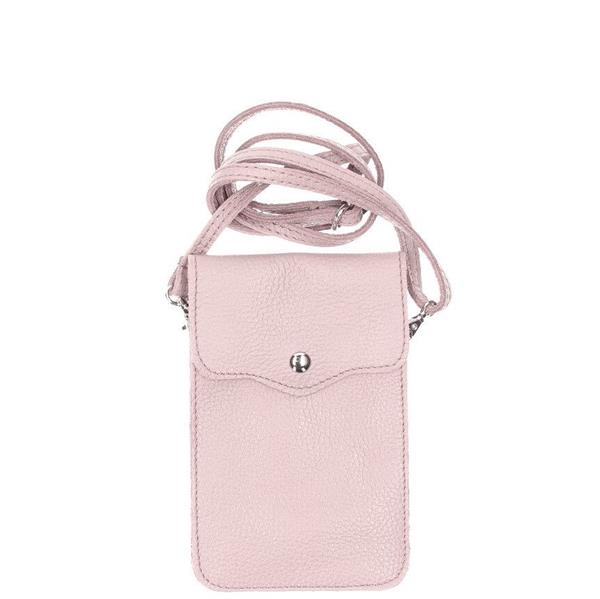 Grote foto giuliana italiaans leren telefoontasje pink sieraden tassen en uiterlijk damestassen