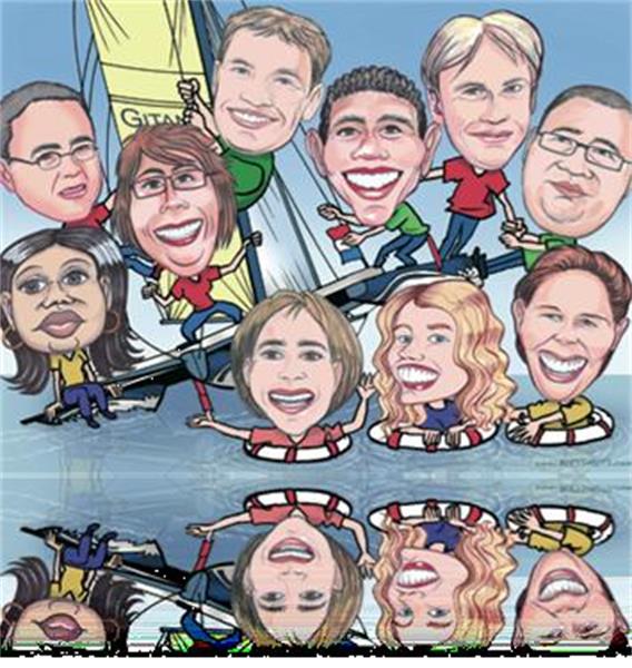 Grote foto crazy cartoons karikaturen diensten en vakmensen algemeen