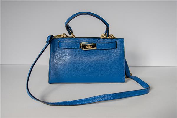 Grote foto grace exclusief leren italiaanse tas in kelly stijl lichtblauw sieraden tassen en uiterlijk damestassen