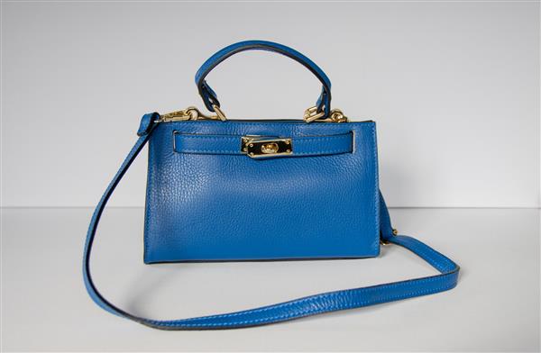 Grote foto grace exclusief leren italiaanse tas in kelly stijl lichtblauw sieraden tassen en uiterlijk damestassen