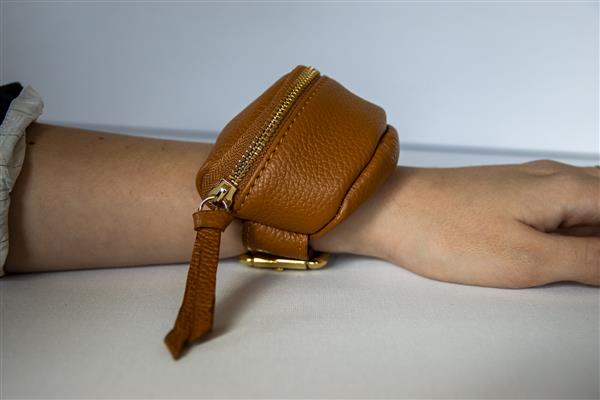 Grote foto piccolina italiaans leren armband tas cognac sieraden tassen en uiterlijk armbanden voor haar