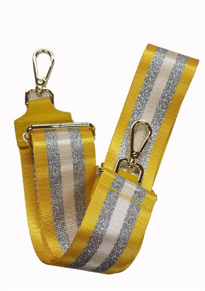 Grote foto bagstrap zonnig geel leer polyester sieraden tassen en uiterlijk damestassen