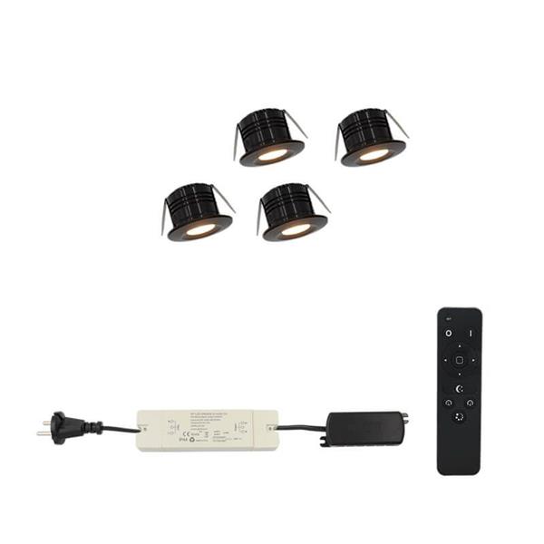 Grote foto carpus dimbare led verlichting set van 4 spots huis en inrichting overige