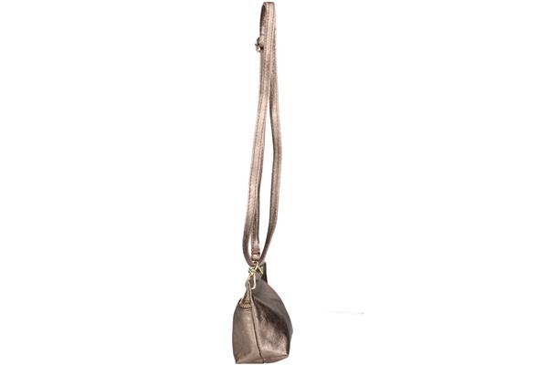 Grote foto carlotta klein leren schoudertasje brons made in italy sieraden tassen en uiterlijk damestassen