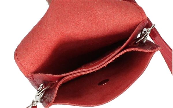Grote foto giuliana telefoontasje antraciet metallic van italiaans leer sieraden tassen en uiterlijk damestassen