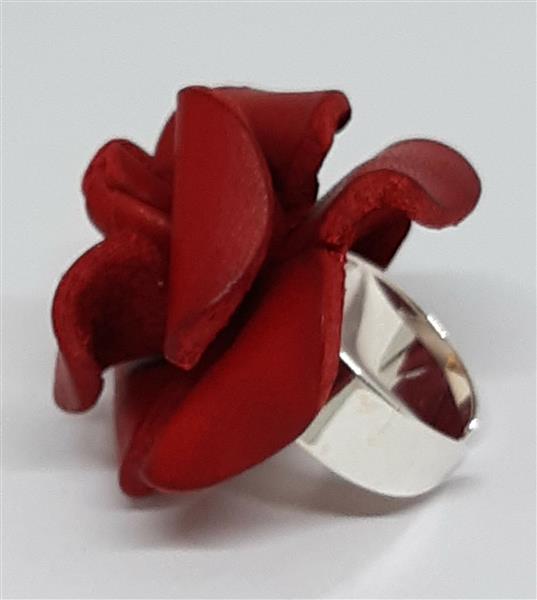 Grote foto handgemaakte italiaans leren ring roos sieraden tassen en uiterlijk kettingen
