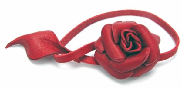 Grote foto handgemaakte italiaans leren armband roos sieraden tassen en uiterlijk kettingen