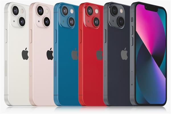 Grote foto apple iphone 13 mini rood 6 core 3 23ghz 128gb 5 4 2340x1080 garantie telecommunicatie apple iphone