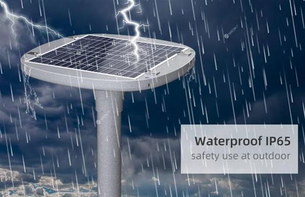 Grote foto actie led solar lantaarnpaal armatuur zonnepaneel afstandsbediening 3cel maxilux 20w 2400 lumen zakelijke goederen overige zakelijke goederen