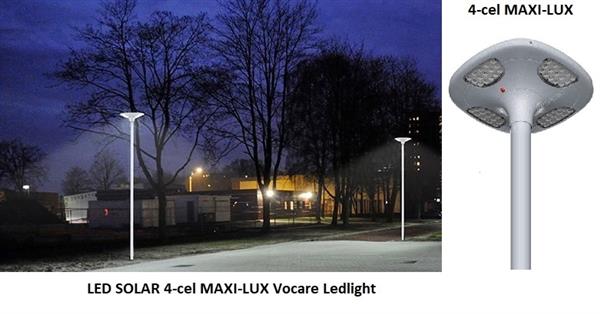 Grote foto actie led solar lantaarnpaal armatuur zonnepaneel afstandsbediening 4cel maxilux 20w 2400 lumen zakelijke goederen overige zakelijke goederen