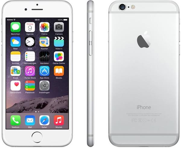Grote foto apple iphone 6 16gb 4 7 simlockvrij white silver garantie telecommunicatie apple iphone