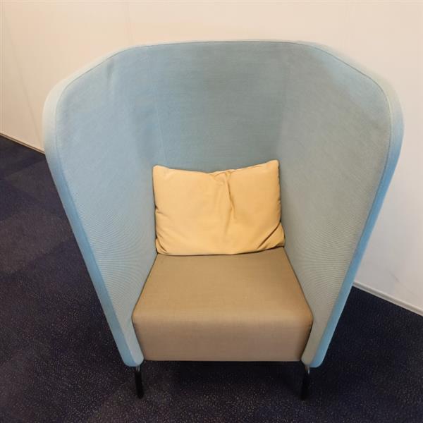 Grote foto design fauteuil lichtblauw huis en inrichting stoelen