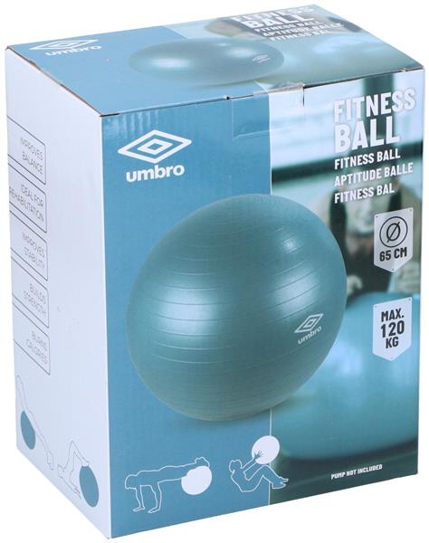 Grote foto umbro blauwe fitnessbal 65cm sport en fitness fitness