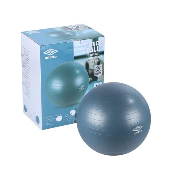 Grote foto umbro blauwe fitnessbal 65cm sport en fitness fitness