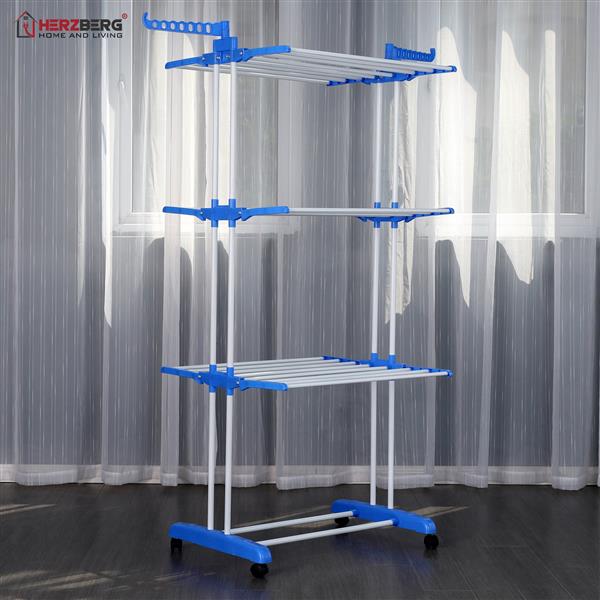 Grote foto herzberg bewegend kledingrek blauw huis en inrichting overige