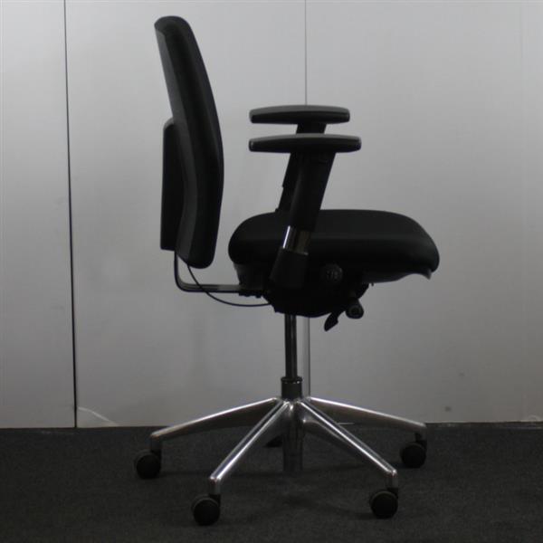 Grote foto milano bureaustoel zwart chroom huis en inrichting stoelen