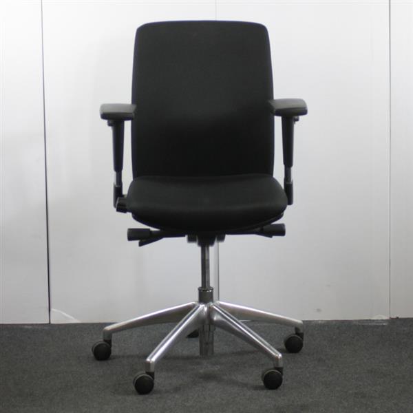 Grote foto milano bureaustoel zwart chroom huis en inrichting stoelen