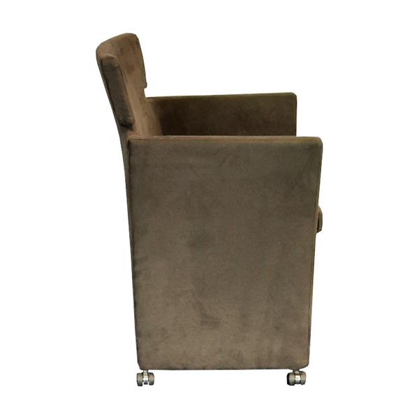 Grote foto key verrijdbare design stoel bruin huis en inrichting stoelen