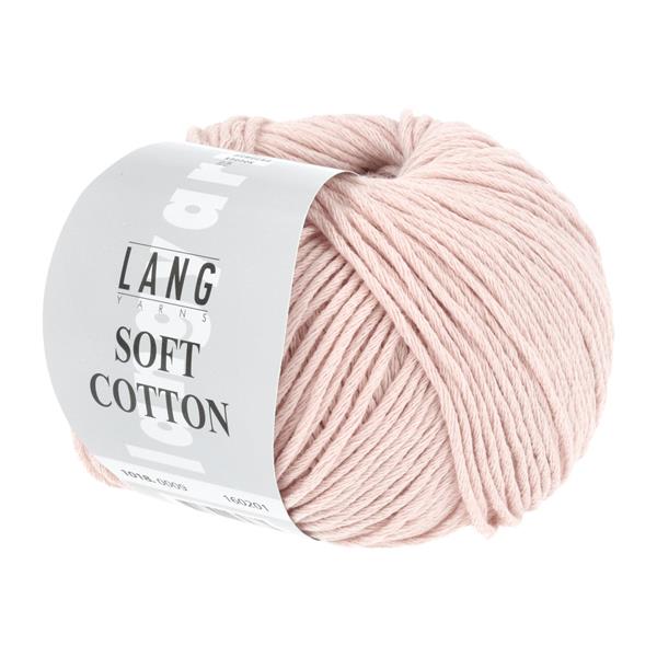 Grote foto lang yarns soft cotton 0009 zacht roze verzamelen overige verzamelingen
