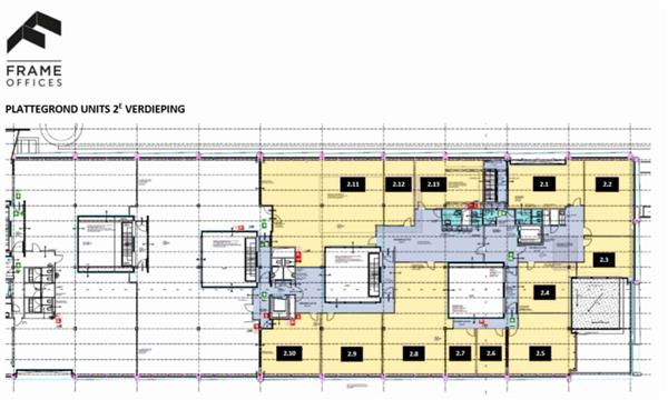 Grote foto te huur werkplekken kennemerplein 6 14 haarlem huizen en kamers bedrijfspanden