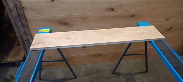 Grote foto 20x280 mm eiken wc plank breed 1060mm lang doe het zelf en verbouw hout en planken