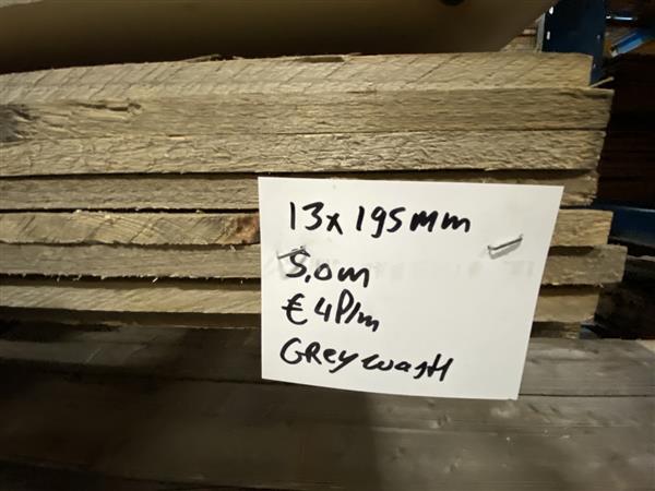 Grote foto 13x195 mm vuren wandplank 500 cm doe het zelf en verbouw hout en planken