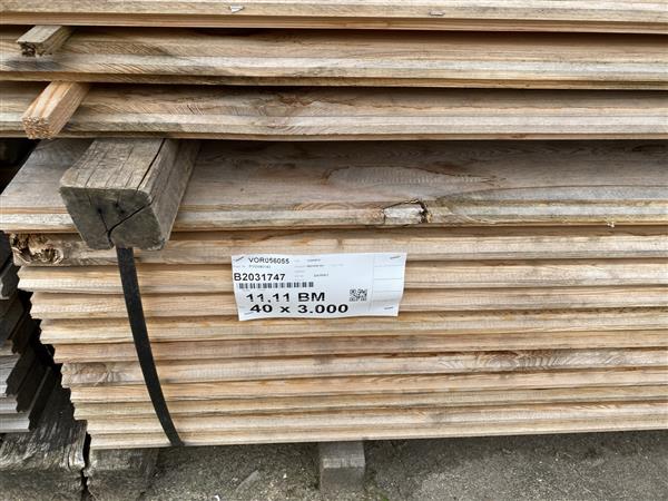 Grote foto 40x180mm grenen damwand 300cm doe het zelf en verbouw hout en planken