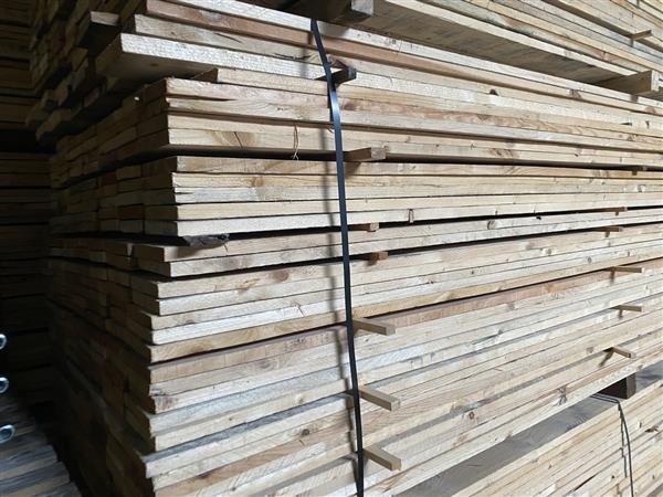 Grote foto 22x140 mm vuren houten plank fijn bezaagd 295 cm lang doe het zelf en verbouw hout en planken
