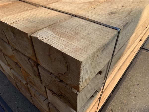 Grote foto nieuwe eikenhout 15x25x260 cm onbehandelde biels doe het zelf en verbouw hout en planken