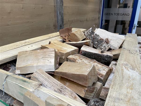 Grote foto berken brandhout 1.25 m3 in krat stukken circa 25 cm oven gedroogd doe het zelf en verbouw hout en planken