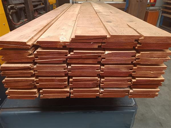 Grote foto red class wood zweeds rabat 300cm doe het zelf en verbouw hout en planken