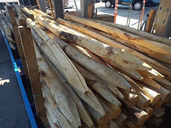 Grote foto kastanje palen kop 9 200cm doe het zelf en verbouw hout en planken