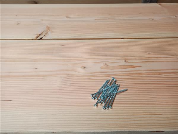 Grote foto douglas kruispoot tafel 300cm bouwpakket doe het zelf en verbouw hout en planken