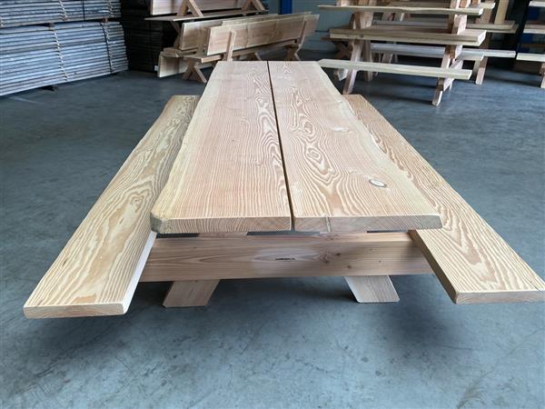 Grote foto douglas picknick tafel 200cm doe het zelf en verbouw hout en planken