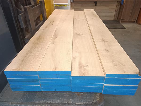 Grote foto 40x280mm 265cm eiken doe het zelf en verbouw hout en planken