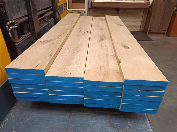 Grote foto 40x260mm 225cm eiken doe het zelf en verbouw hout en planken