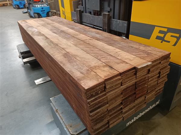 Grote foto 20x150mm hardhout fijn bezaagd 200cm doe het zelf en verbouw hout en planken