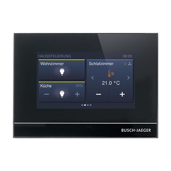 Grote foto busch free homepanel 7 video binnenpost met 17 8 cm 7 touchdisplay kleur zwart verzamelen overige verzamelingen