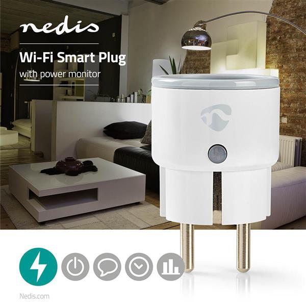 Grote foto wi fi smart plug stroommeter schuko type f 10a wi fi smart plug stroommeter schuko type f verzamelen overige verzamelingen