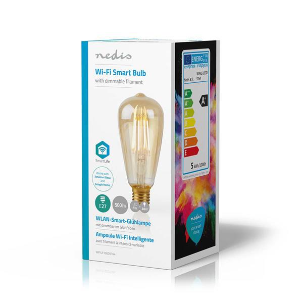 Grote foto wi fi smart led filament lamp e27 small wi fi smart led filament lamp e27 verzamelen overige verzamelingen