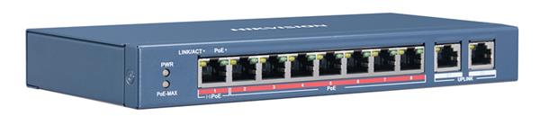 Grote foto hikvision 8 poorts gigabit switch ds 3e0510hp e doe het zelf en verbouw inbraaksystemen