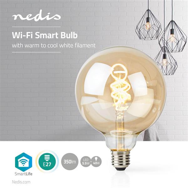 Grote foto wifi smart bulb cool white filament e27 wifi smart bulb cool white filament e27 verzamelen overige verzamelingen