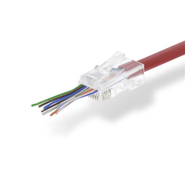 Grote foto rj45 modulaire stekker voor cat5 cat6 utp 10 stuks doe het zelf en verbouw inbraaksystemen