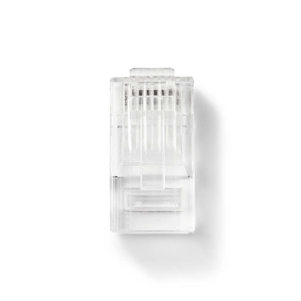 Grote foto rj45 modulaire stekker voor cat5 cat6 utp 10 stuks doe het zelf en verbouw inbraaksystemen