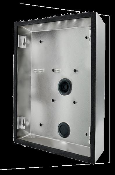 Grote foto doorbird opbouwbehuizing rvs voor ip intercom d2110v doorbird opbouwbehuizing rvs voor ip intercom d audio tv en foto videobewakingsapparatuur