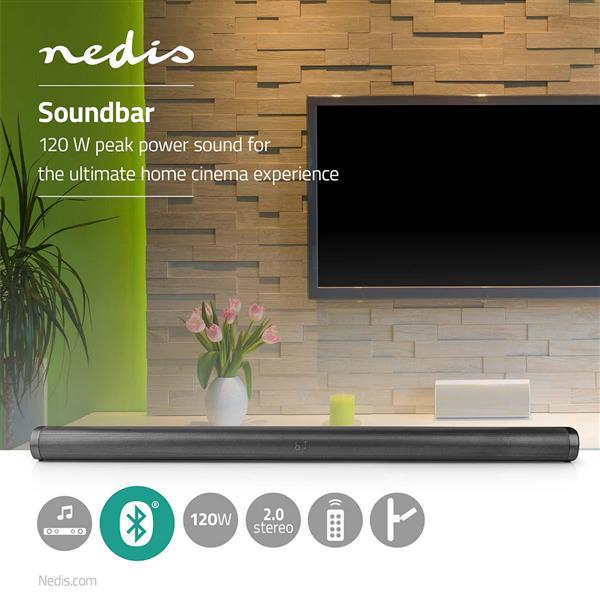 Grote foto soundbar met 2 dsp programma audio tv en foto luidsprekers